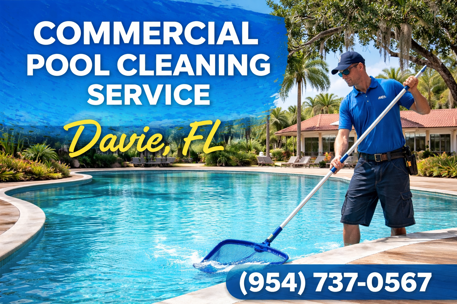 Commercial Pool Cleaning Service in Davie