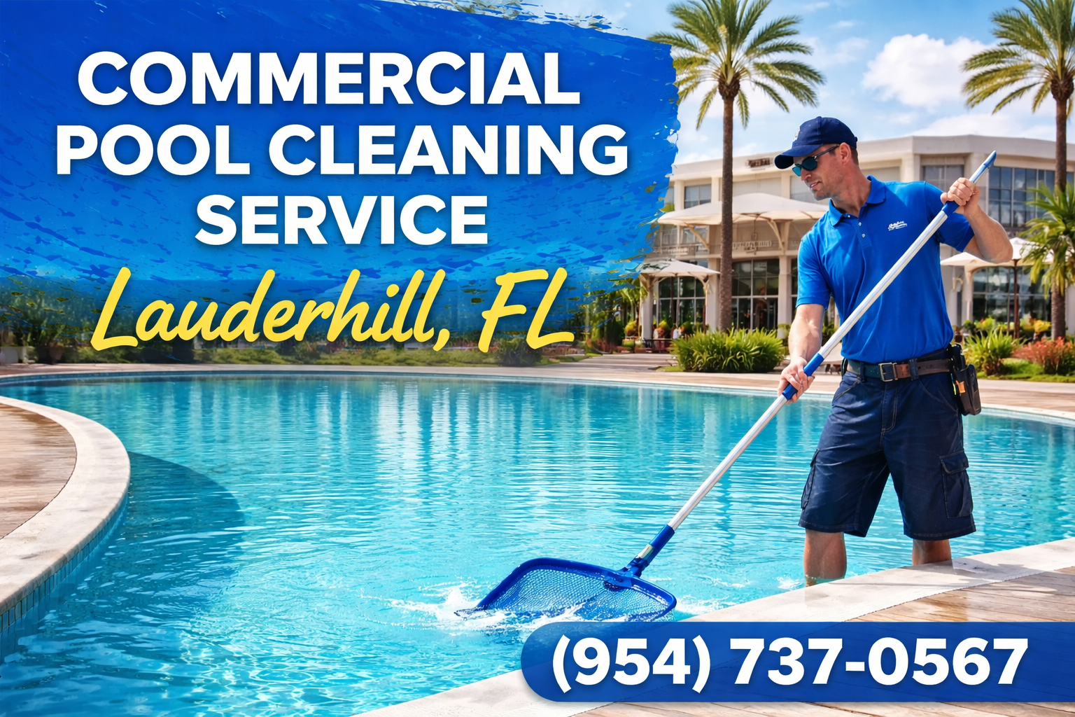 Commercial Pool Cleaning Service in Lauderhill