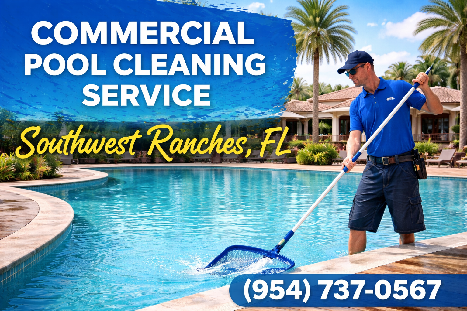 Commercial Pool Cleaning Service in Southwest Ranches