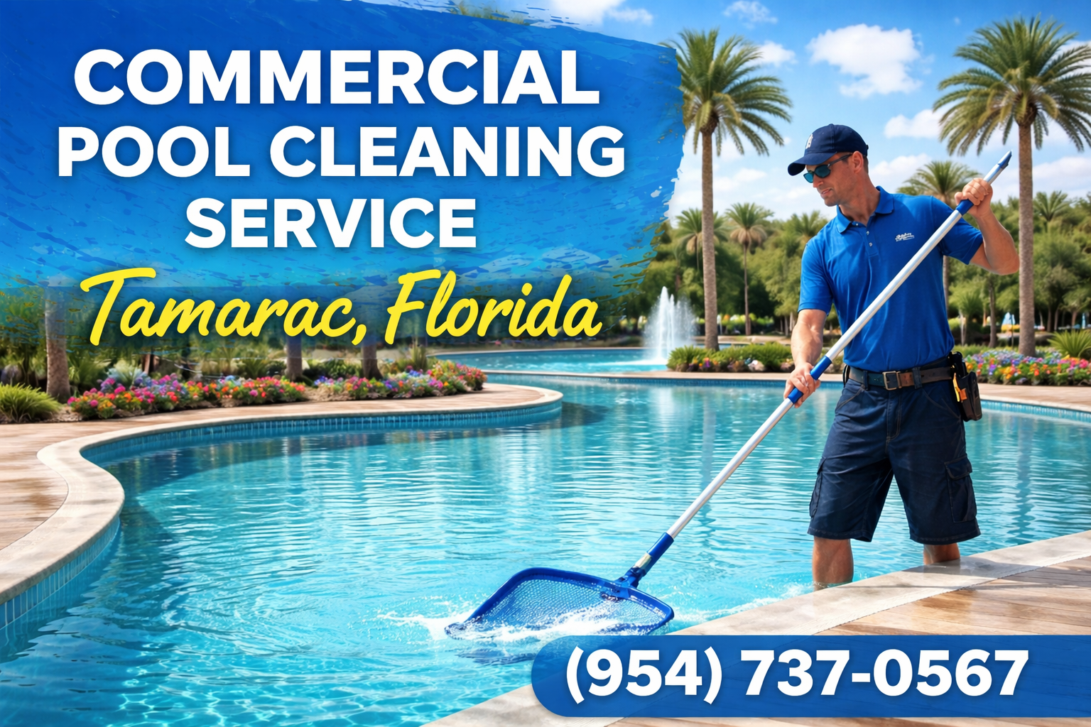 Commercial Pool Cleaning Service in Tamarac