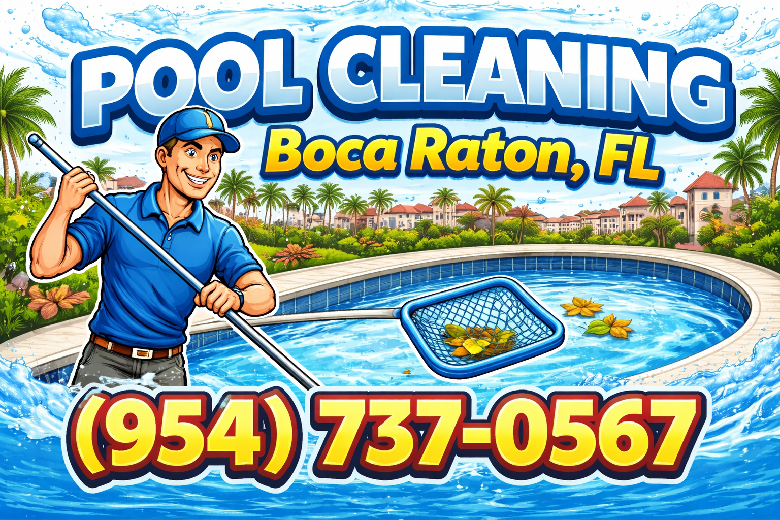 Pool Cleaning in Boca Raton
