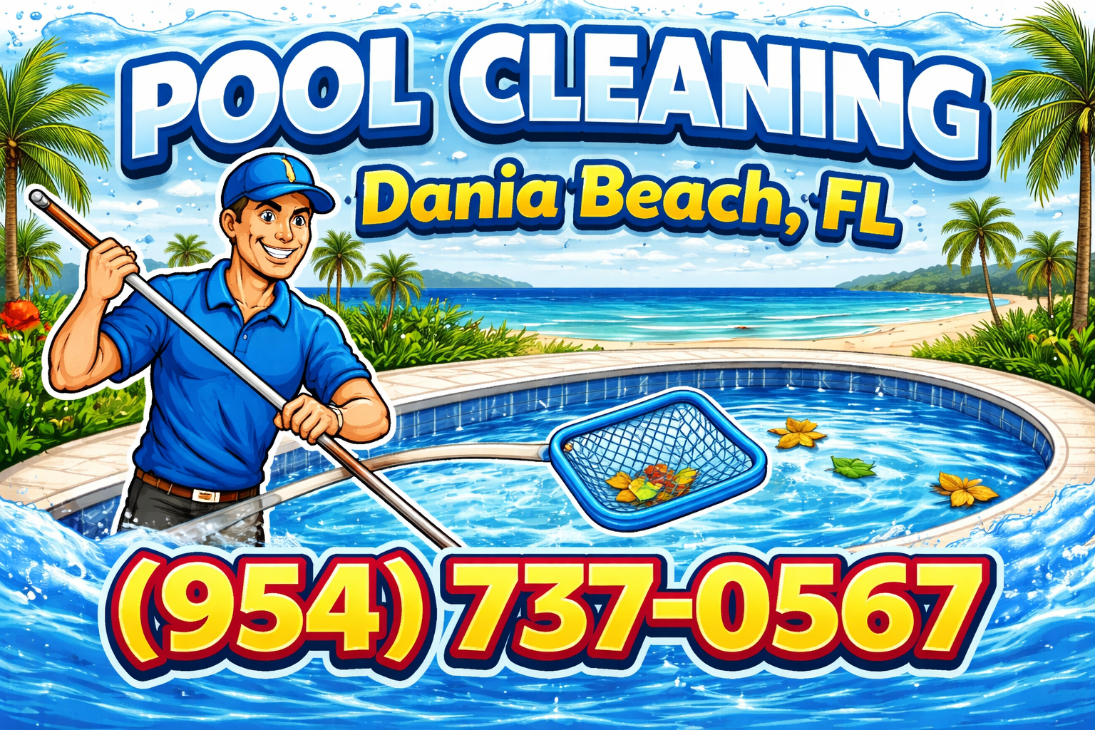 Pool Cleaning in Dania Beach