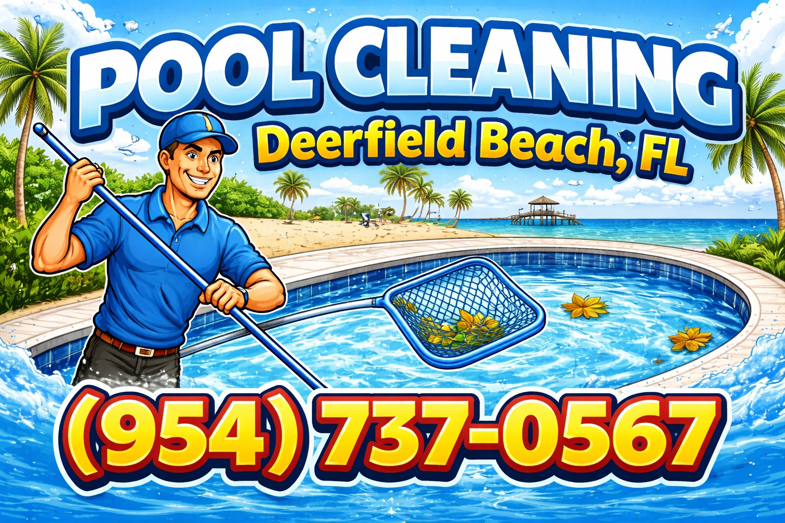 Pool Cleaning in Deerfield Beach