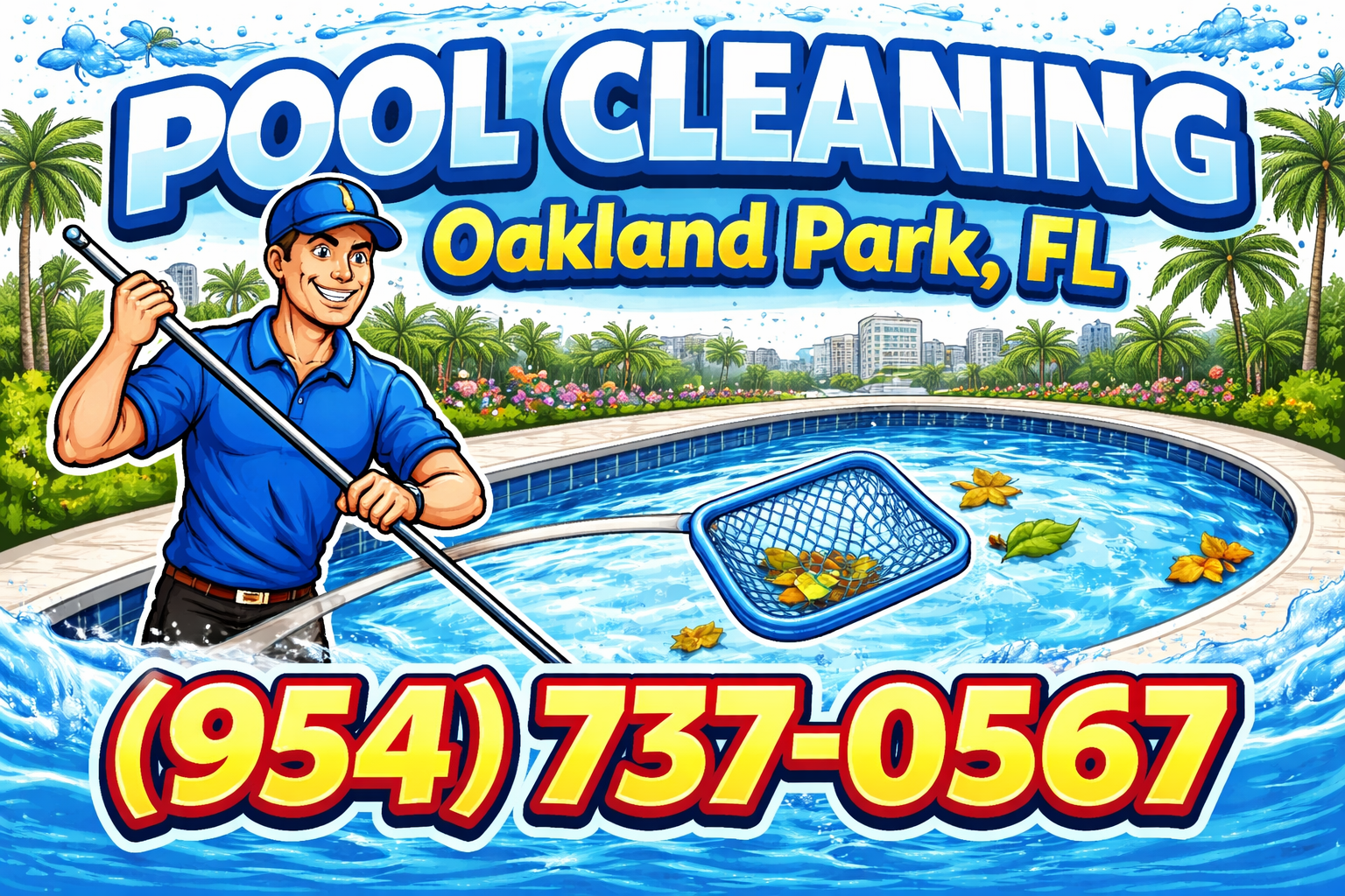 Pool Cleaning in Oakland Park