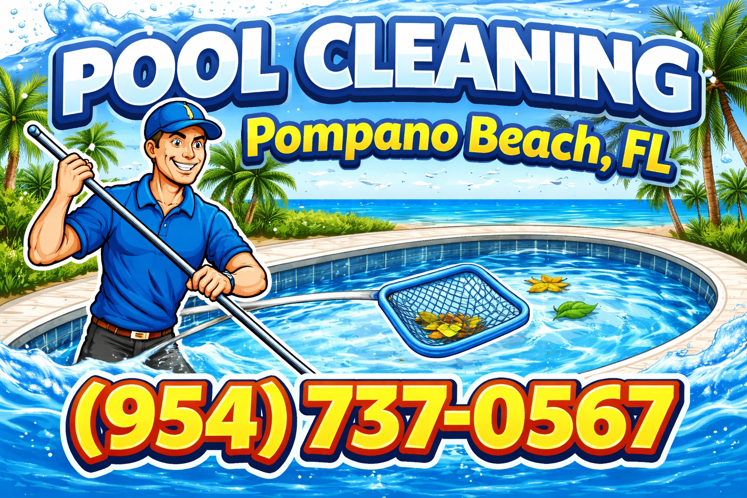 Pool Cleaning in Pompano Beach