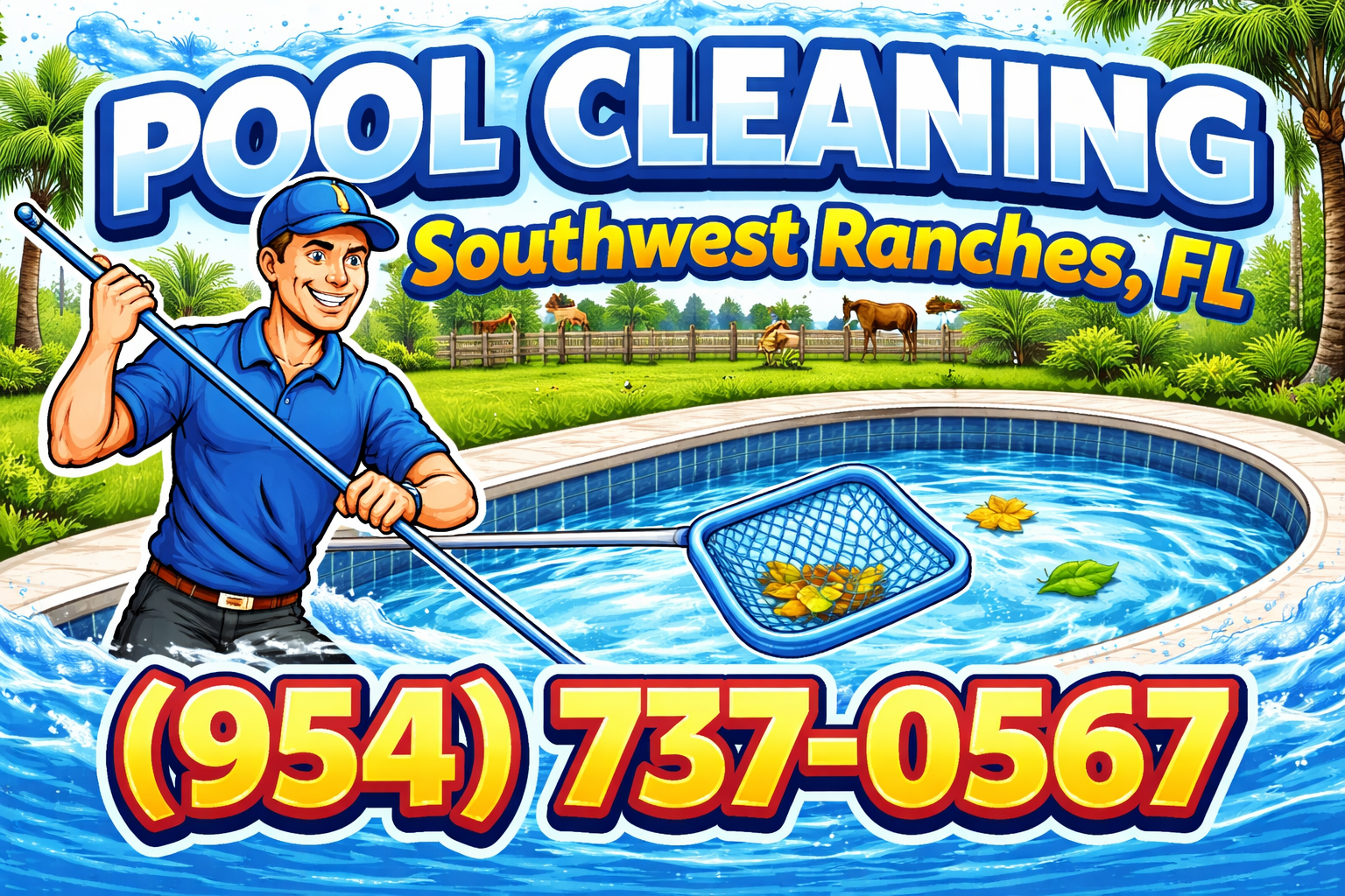 Pool Cleaning in Southwest Ranches