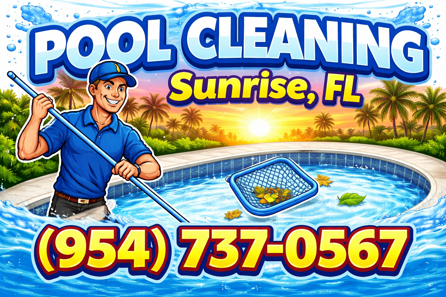 Pool Cleaning in Sunrise