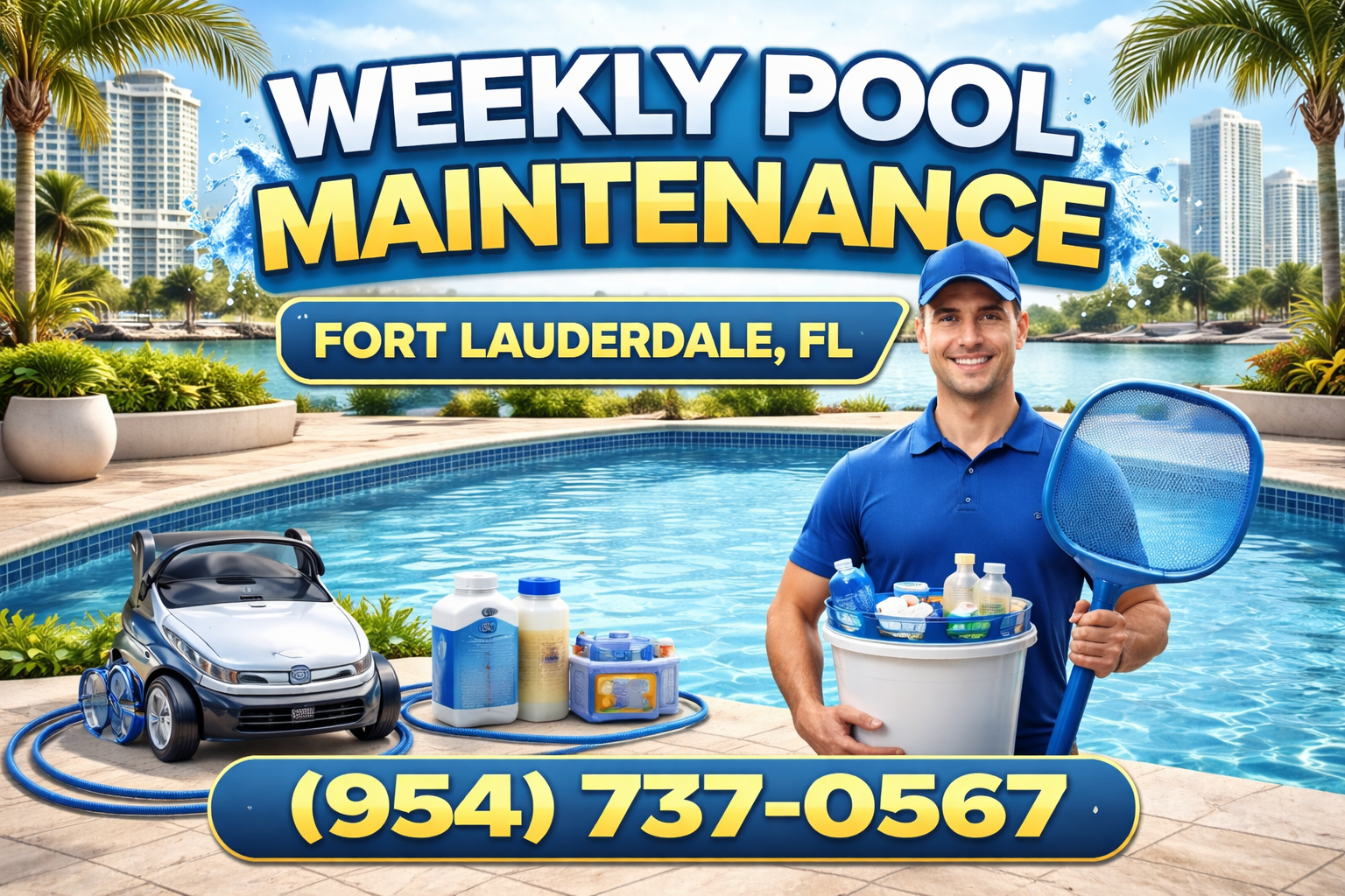 Weekly Pool Maintenance in Fort Lauderdale